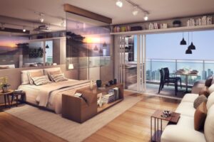 Living do apartamento