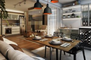 Terraþo do apartamento de 36,6m