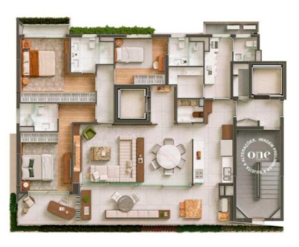 3 SUITES - 173M² - DEPÓSITO E 2 VAGAS